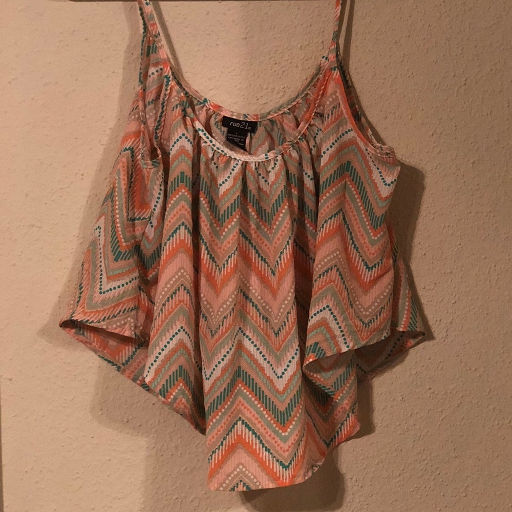 Multi Colored Crop top